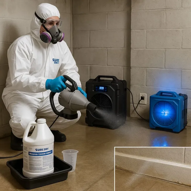 Sanitization and Odor Removal process in Bridgeville, PA