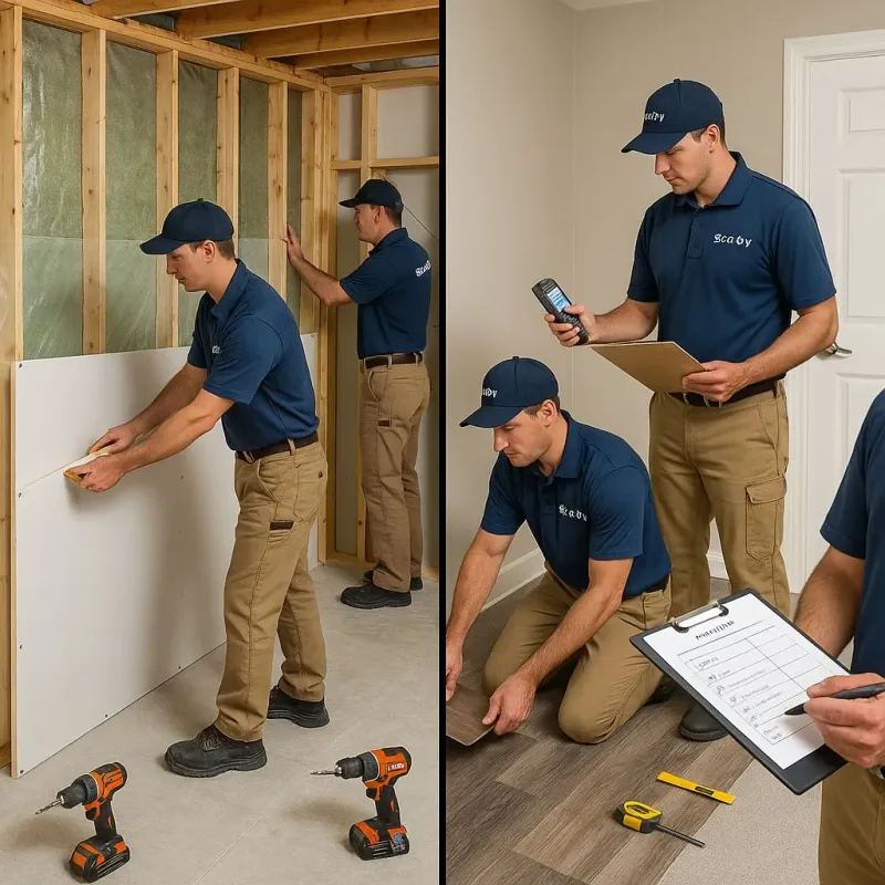 Repairs and Reconstruction process in Bridgeville, PA
