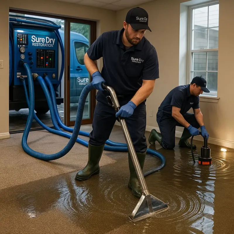 Water Extraction and Removal process in Bridgeville, PA